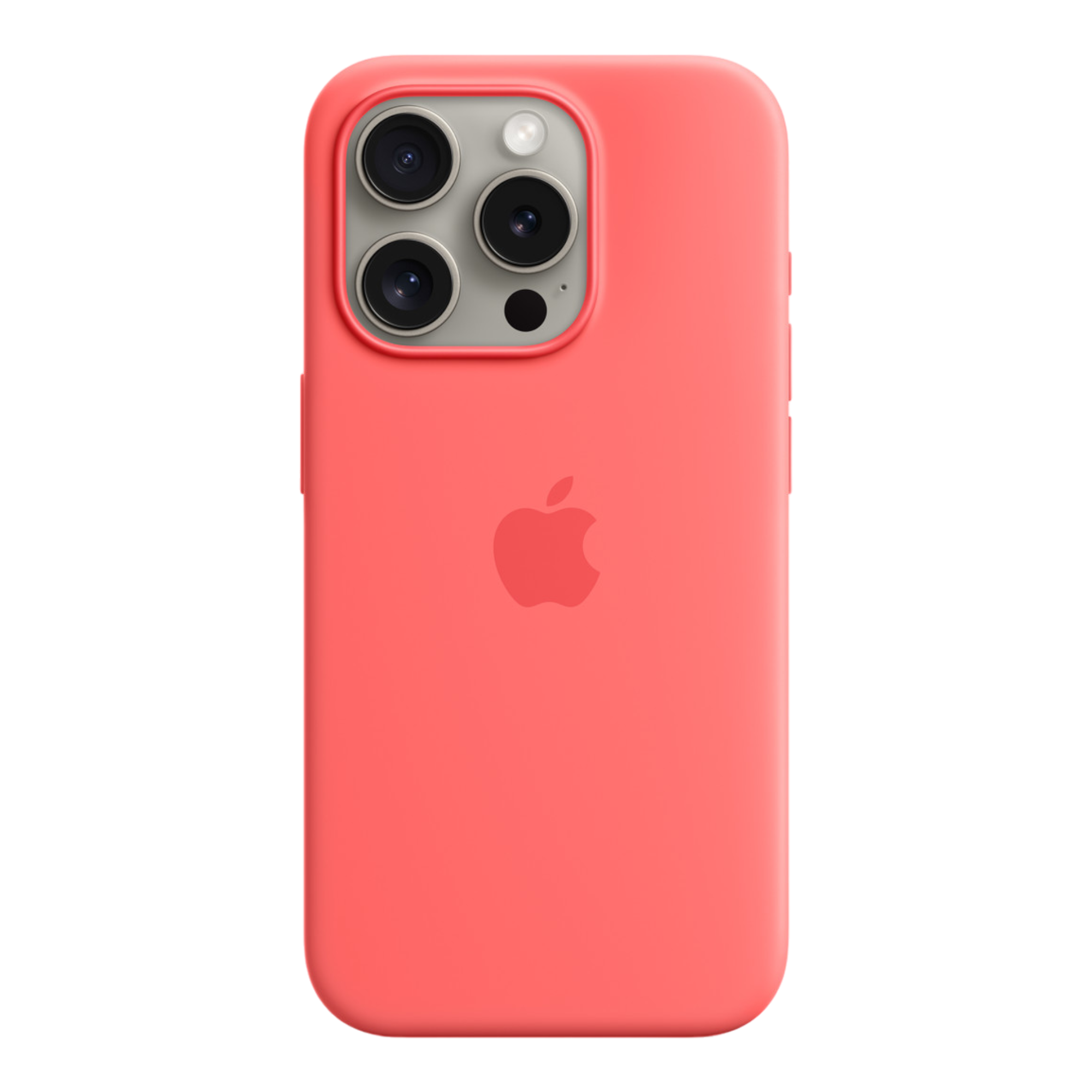iPhone 15 Pro Silicone Case with MagSafe - Guava - alAsil